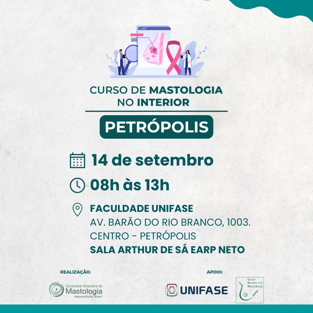 Curso de Mastologia no interior Petrópolis