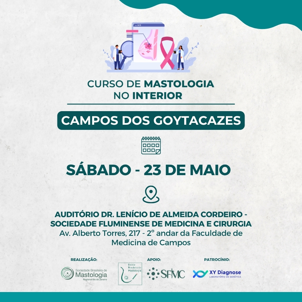 Curso de Mastologia no interior Campos dos Goytacazes